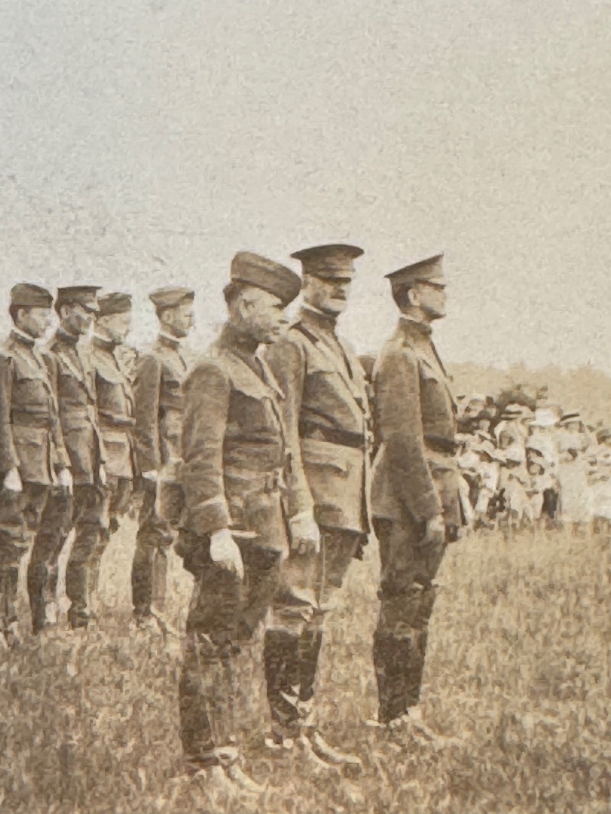 17 RPPC Archive of General John “Black Jack” Pershing Reviewing Troops at Camp Pershing OH