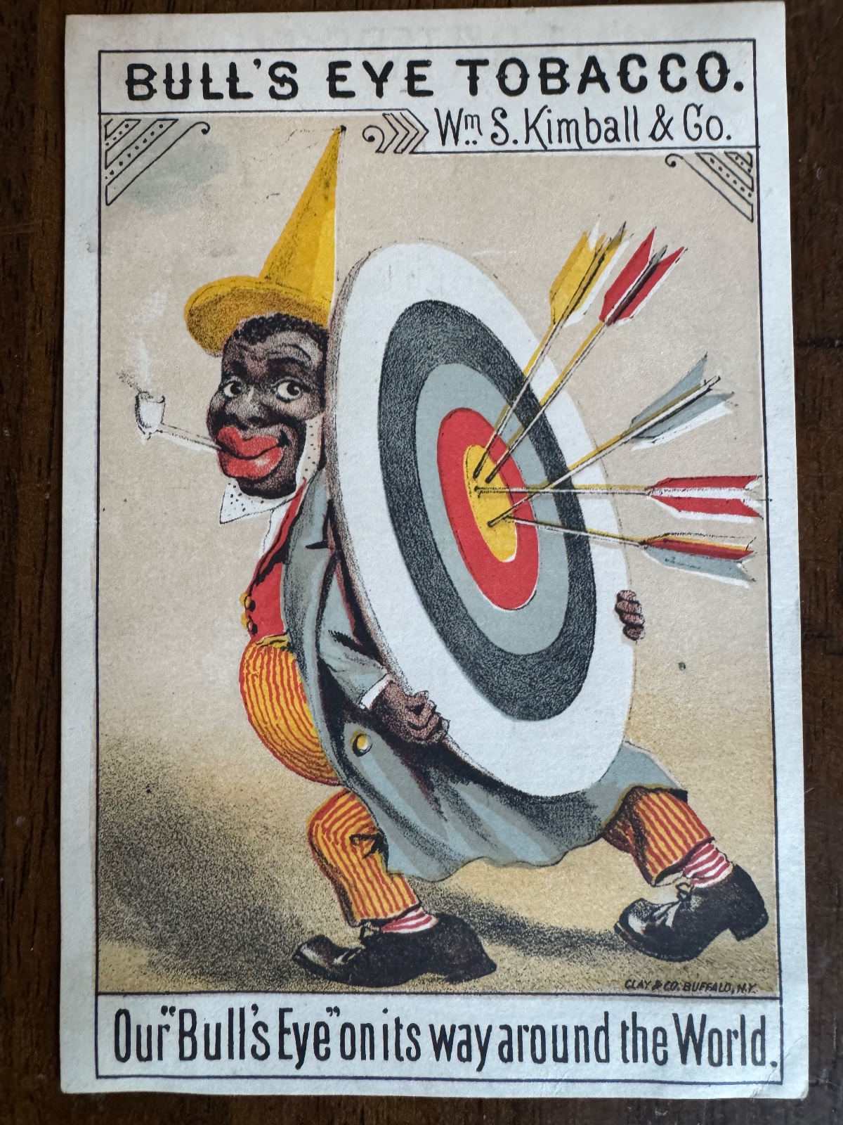 Rare AfAm Dandy Bull’s Eye Tobacco Trade Card